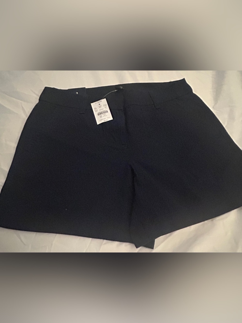 J. Crew Dark Navy High-Rise Tailored Shorts